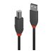 Lindy Anthra Line - USB-Kabel - USB (M) zu USB Typ B (M) - USB 2.0 - 7.5 m - rund