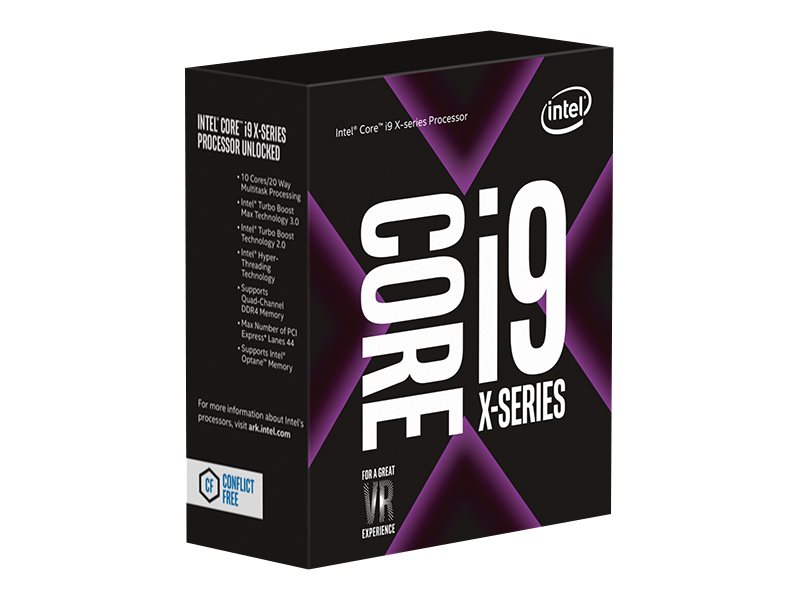 Intel Core i9 7900X X-series - 3.3 GHz - 10 Kerne - 20 Threads - 13.75 MB Cache-Speicher - LGA2066 Socket