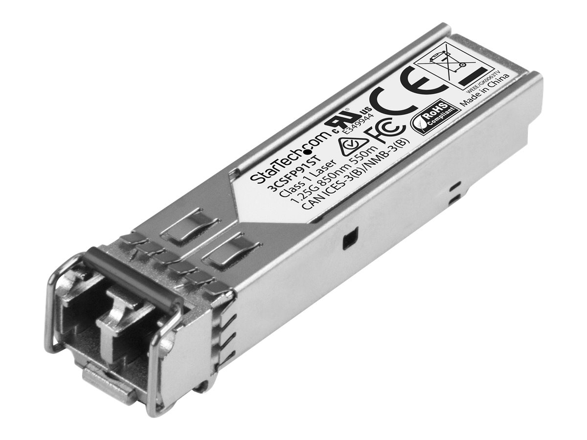 StarTech.com HP 3CSFP91 kompatibel SFP - Gigabit Fiber 1000Base-SX SFP Transceiver Module - MM LC - 550m - 850nm - SFP (Mini-GBI