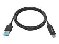 Vision Professional - USB-Kabel - 24 pin USB-C (M) zu USB Typ A (M) - USB 3.0 - 3 A - Schwarz