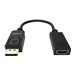 VISION Professional - Videoadapter - DisplayPort mnnlich zu HDMI weiblich - Schwarz - 4K Untersttzung