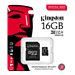 Kingston Industrial - Flash-Speicherkarte (microSDHC/SD-Adapter inbegriffen) - 16 GB - A1 / Video Class V30 / UHS-I U3 / Class10