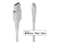 Lindy - Lightning-Kabel - Lightning mnnlich zu USB mnnlich - 1 m - weiss - halogenfrei