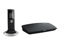 snom M325 - Schnurloses VoIP-Telefon mit Rufnummernanzeige/Anklopffunktion - DECT - SIP - mehrere Leitungen - Schwarz