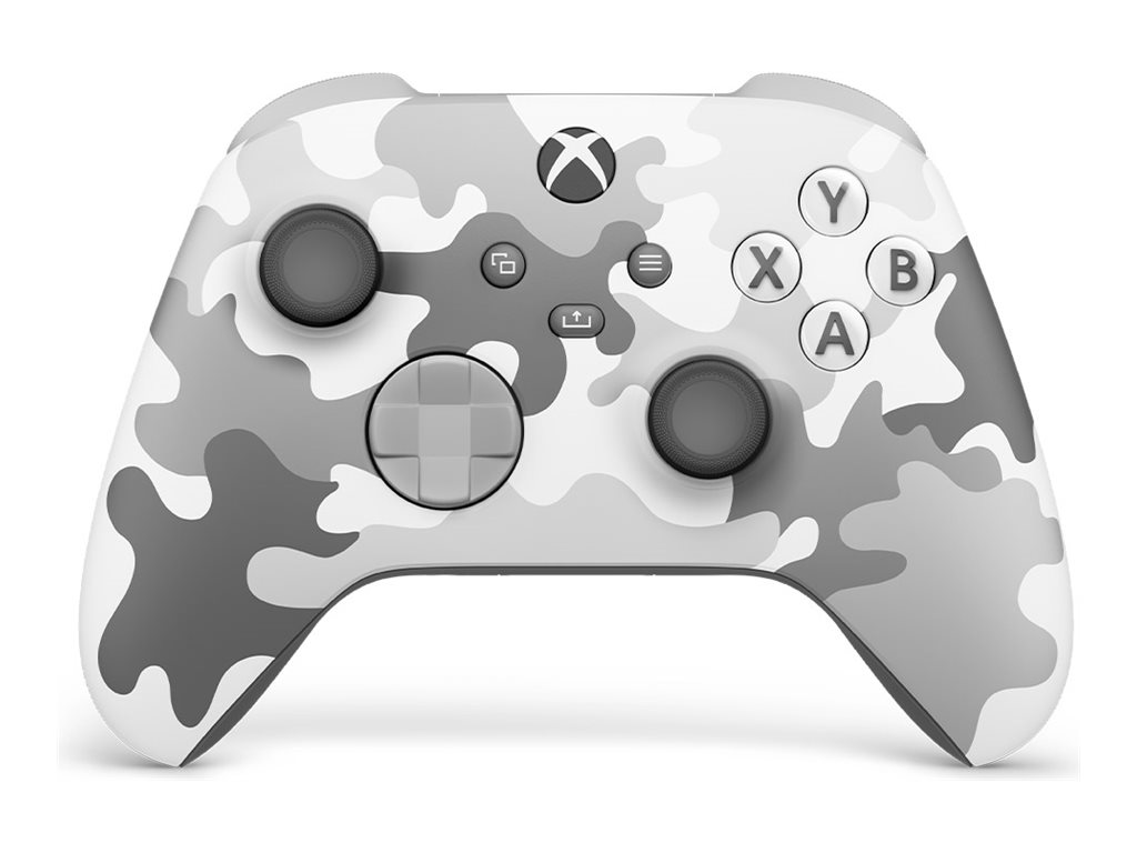 Microsoft Xbox Wireless Controller - Arctic Camo Special Edition - Game Pad - kabellos - Bluetooth - Gray Camouflage, weisses Ta
