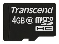 Transcend Premium - Flash-Speicherkarte - 4 GB - Class 10 - 133x - microSDHC