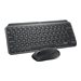 Logitech MX Keys Mini Combo for Business - Tastatur-und-Maus-Set - hinterleuchtet - kabellos - 2.4 GHz, Bluetooth LE - QWERTZ