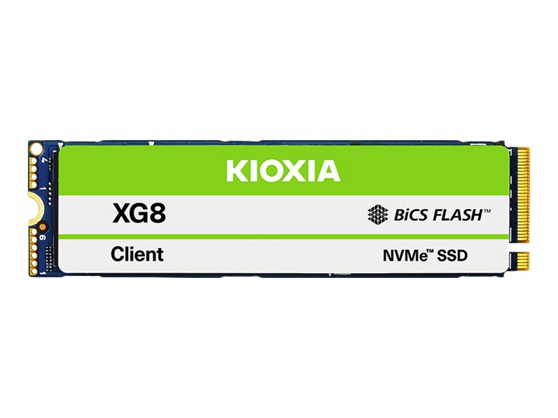 KIOXIA XG8 Series KXG80ZN84T09 - SSD - 4096 GB - intern - M.2 2280 (doppelseitig) - PCIe 4.0 x4 (NVMe)