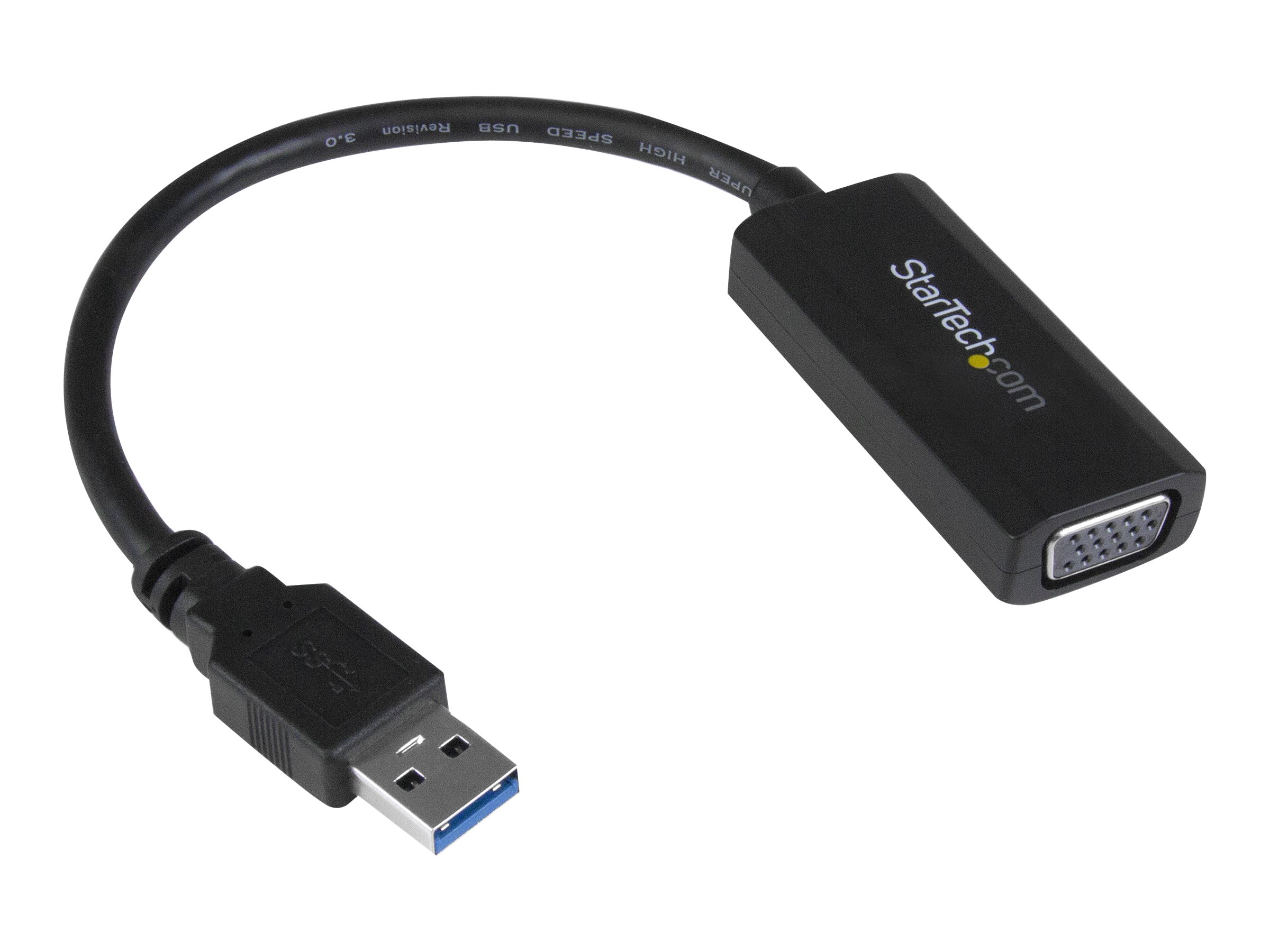 StarTech.com USB 3.0 auf VGA Adapter / Konverter mti on-board driver - 1920x1200 - USB/VGA-Adapter - USB Typ A (M) zu HD-15 (VGA