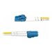 StarTech.com 2m (6.6ft) LC to LC (UPC) OS2 Single Mode Duplex Fiber Optic Cable, 9/125m, Laser Optimized, 10G, Bend Insensitive