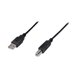 ASSMANN - USB-Kabel - USB (M) zu USB Typ B (M) - USB 2.0 - 50 cm - Schwarz