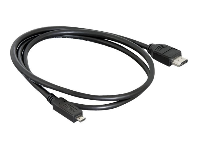 Delock - HDMI-Kabel mit Ethernet - HDMI mnnlich zu 19 pin micro HDMI Type D mnnlich - 1 m