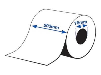 Epson Premium - Polypropylen (PP) - matt - permanenter Acrylklebstoff - Roll A4 (21 cm x 55 m) 4 Rolle(n) Box - Endlosetiketten