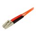 StarTech.com 1m Fiber Optic Cable - Multimode Duplex 62.5/125 - LSZH - LC/SC - OM1 - LC to SC Fiber Patch Cable (FIBLCSC1)