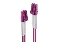 Lindy - Patch-Kabel - LC Multi-Mode (M) zu LC Multi-Mode (M) - 1 m - Glasfaser - Duplex