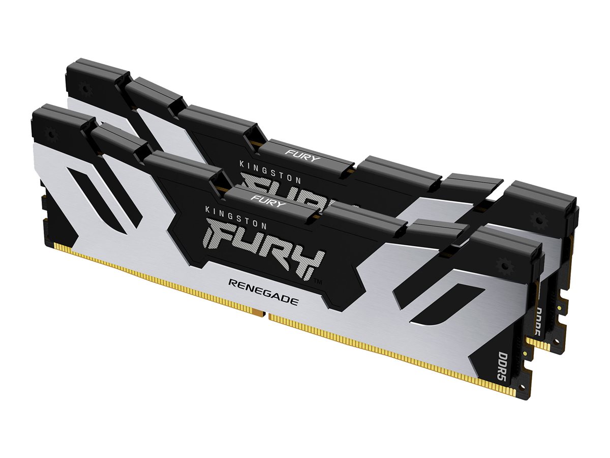 Kingston FURY Renegade Silver - DDR5 - Kit - 96 GB: 2 x 48 GB - DIMM 288-PIN - 6400 MHz / PC5-51200