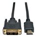 Eaton Tripp Lite Series HDMI to DVI Adapter Cable (HDMI to DVI-D M/M), 6 ft. (1.8 m) - Adapterkabel - DVI-D mnnlich zu HDMI mn