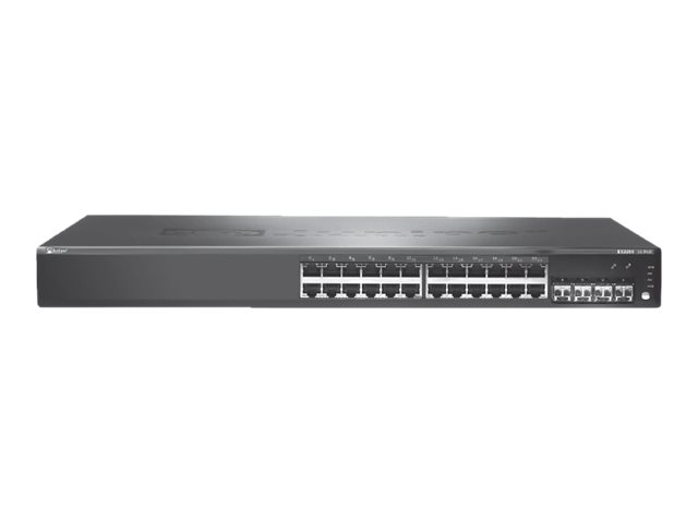 Juniper Networks EX 2200 24P - Switch - L3 - managed - 24 x 10/100/1000 (PoE+) + 4 x Gigabit SFP - Desktop