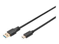 DIGITUS - USB-Kabel - 24 pin USB-C (M) zu USB Typ A (M) - USB 3.1 Gen2 - 3 A - 1 m