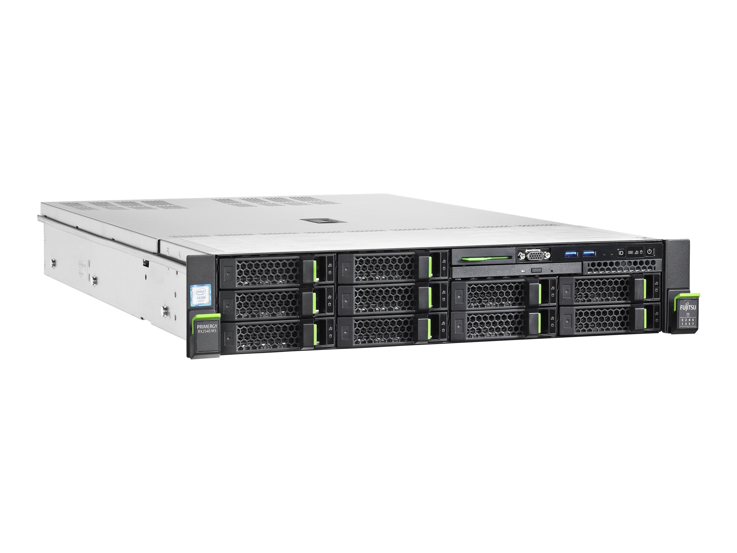 Fujitsu PRIMERGY RX2540 M5 - Server - Rack-Montage - 2U - zweiweg - 1 x Xeon Gold 6234 / 3.3 GHz