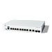 Cisco Catalyst 1200-8T-E-2G - Switch - Gigabit-Ethernet - L3 - Smart - 8 x 10/100/1000 + 2 x Combo Gigabit SFP/RJ-45