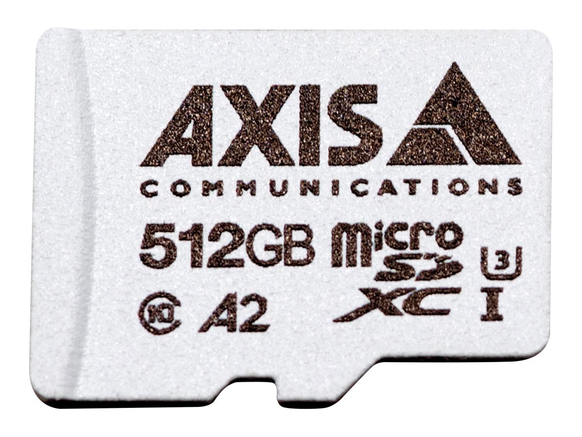 AXIS Surveillance - Flash-Speicherkarte (microSDXC-an-SD-Adapter inbegriffen) - 512 GB - A2 / UHS-I U3 / Class10 - microSDXC UHS