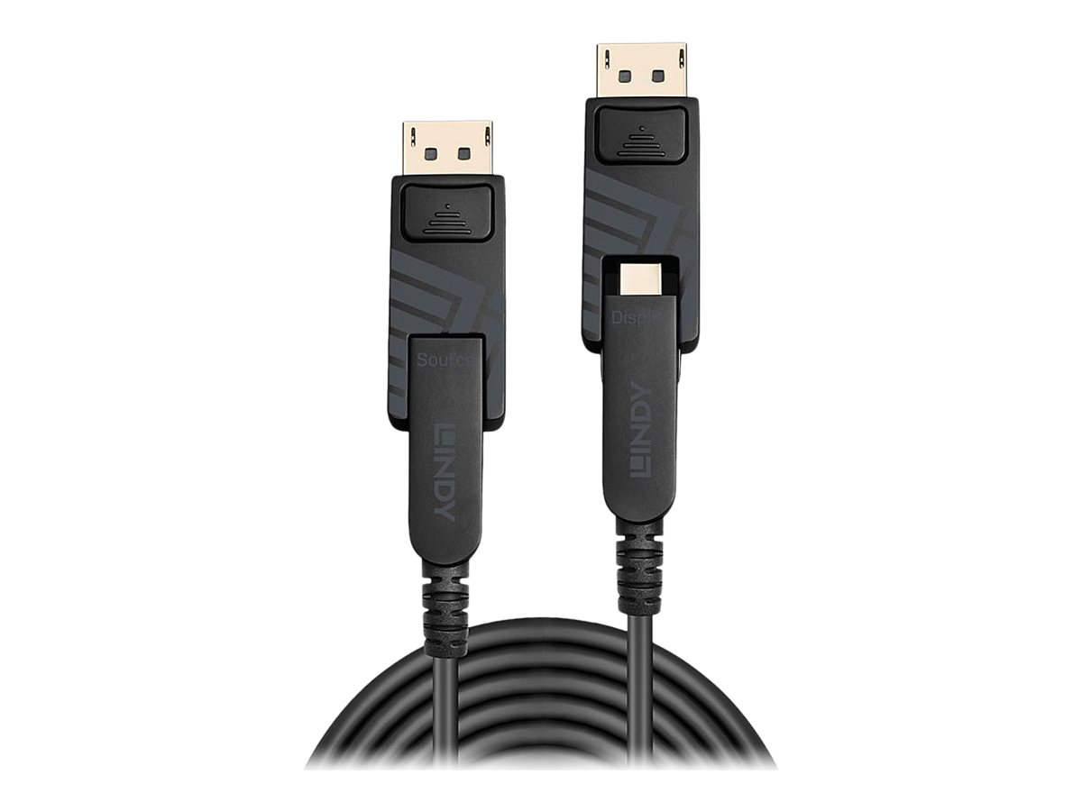 Lindy - DisplayPort-Kabelsatz - Mini DisplayPort (M) zu Mini DisplayPort (M) - DisplayPort 1.4 - 40 m - 8K Untersttzung