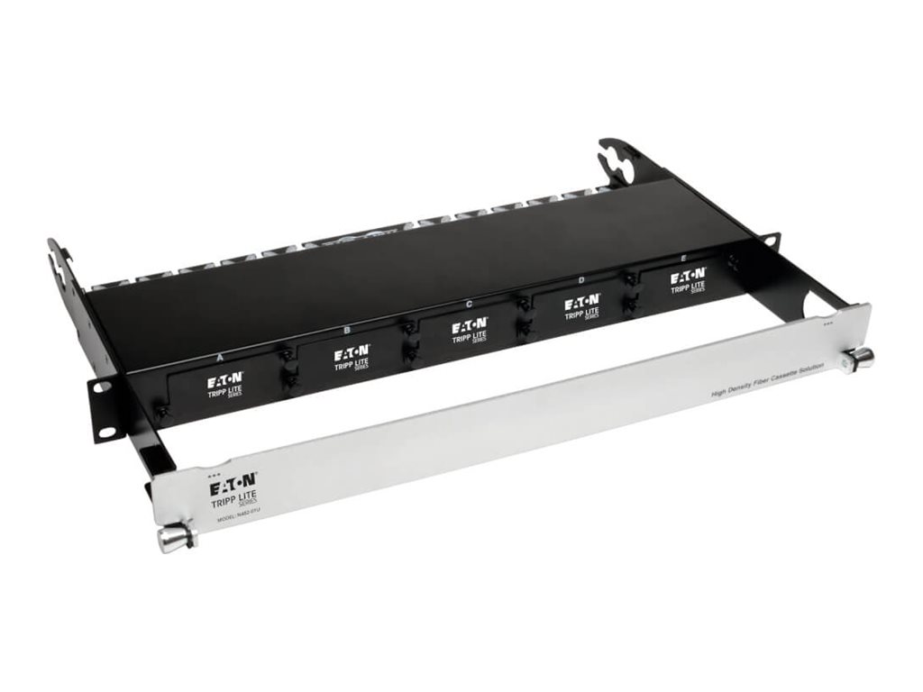 Eaton Tripp Lite Series High Density Rackmount Fiber Enclosure Panel 5 Cassette 1URM - Netzwerkgertegehuse - 1U - 48.3 cm (19