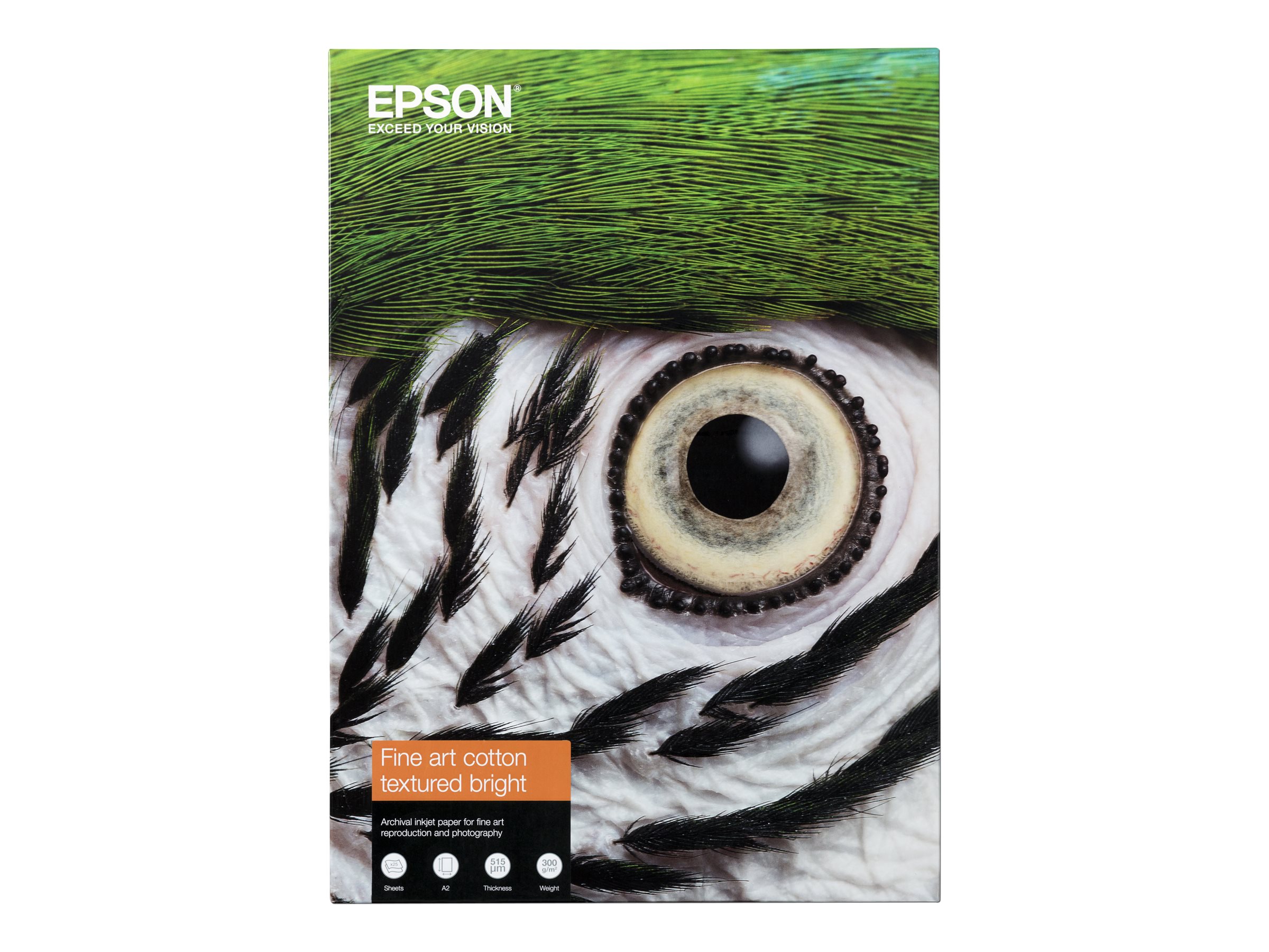 Epson Fine Art - Baumwolle - matt - 515 Mikron - Helle Struktur - A3 Plus (329 x 483 mm)