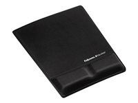 Fellowes Wrist Support - Mauspad mit Handgelenkpolsterkissen - Schwarz