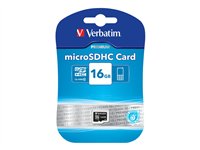 Verbatim - Flash-Speicherkarte - 16 GB - Class 10 - microSDHC