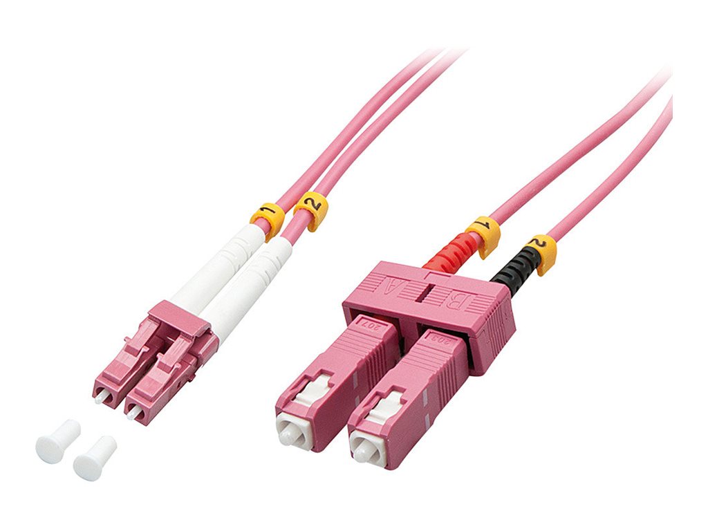 Lindy - Patch-Kabel - SC multi-mode (M) zu LC Multi-Mode (M) - 2 m - Glasfaser - Duplex