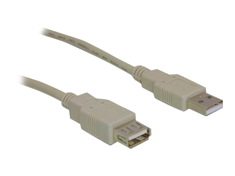 Delock - USB-Verlngerungskabel - USB (M) zu USB (W) - 1.8 m - fr P/N: 61477, 61478, 61693, 61746, 61772, 66202, 88537