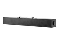 HP S101 - Soundbar - fr Monitor - 2.5 Watt - Schwarz (Grill Farbe - Schwarz)