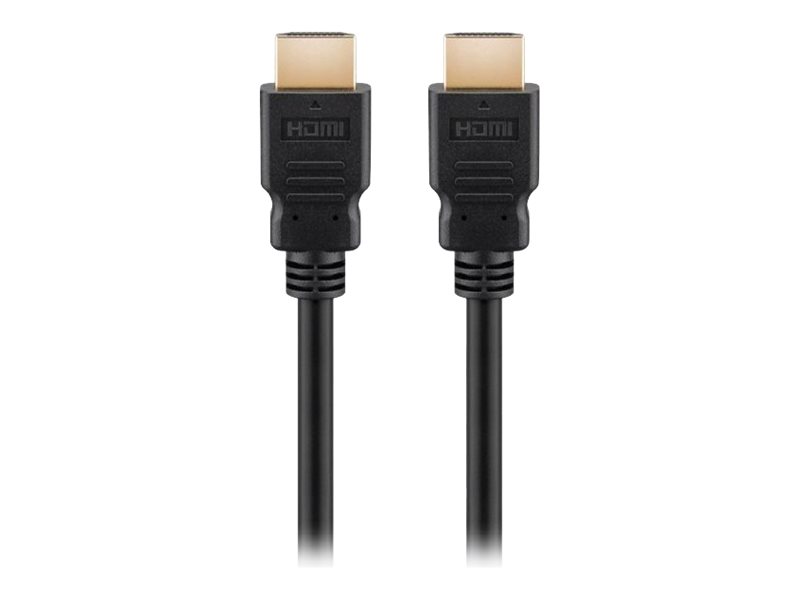 M-CAB - Ultra High Speed - HDMI-Kabel - HDMI mnnlich zu HDMI mnnlich - 50 cm - Schwarz