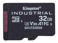 Kingston Industrial - Flash-Speicherkarte - 32 GB - A1 / Video Class V30 / UHS-I U3 / Class10 - microSDHC UHS-I