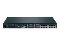 Lenovo Local 2x16 Console Manager - KVM-Switch - CAT5 - 16 x KVM port(s) - 2 lokale Benutzer - an Rack montierbar