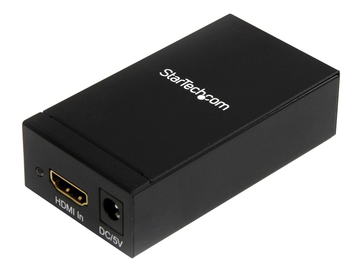 StarTech.com HDMI auf Displayport aktiv Adapter / Konverter - 1920x1200 - HDMI zu DP Wandler (Buchse/Buchse) - Videokonverter - 