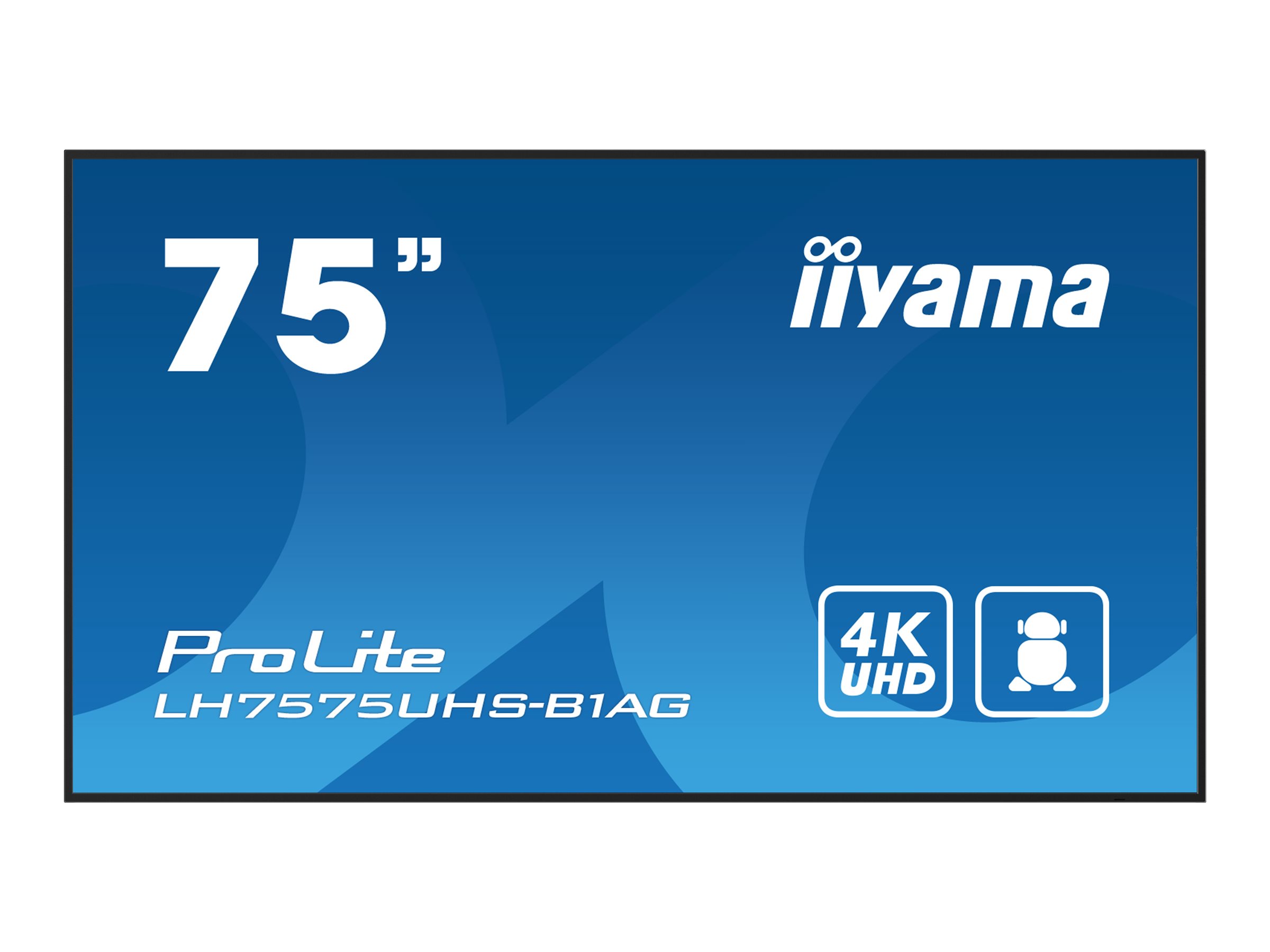 iiyama ProLite LH7575UHS-B1AG - 189.3 cm (75