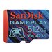 SanDisk GamePlay - Flash-Speicherkarte - 512 GB - A2 / Video Class V30 / UHS-I U3 - microSDXC UHS-I