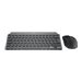 Logitech MX Keys Mini Combo for Business - Tastatur-und-Maus-Set - hinterleuchtet - kabellos - 2.4 GHz, Bluetooth LE - QWERTZ