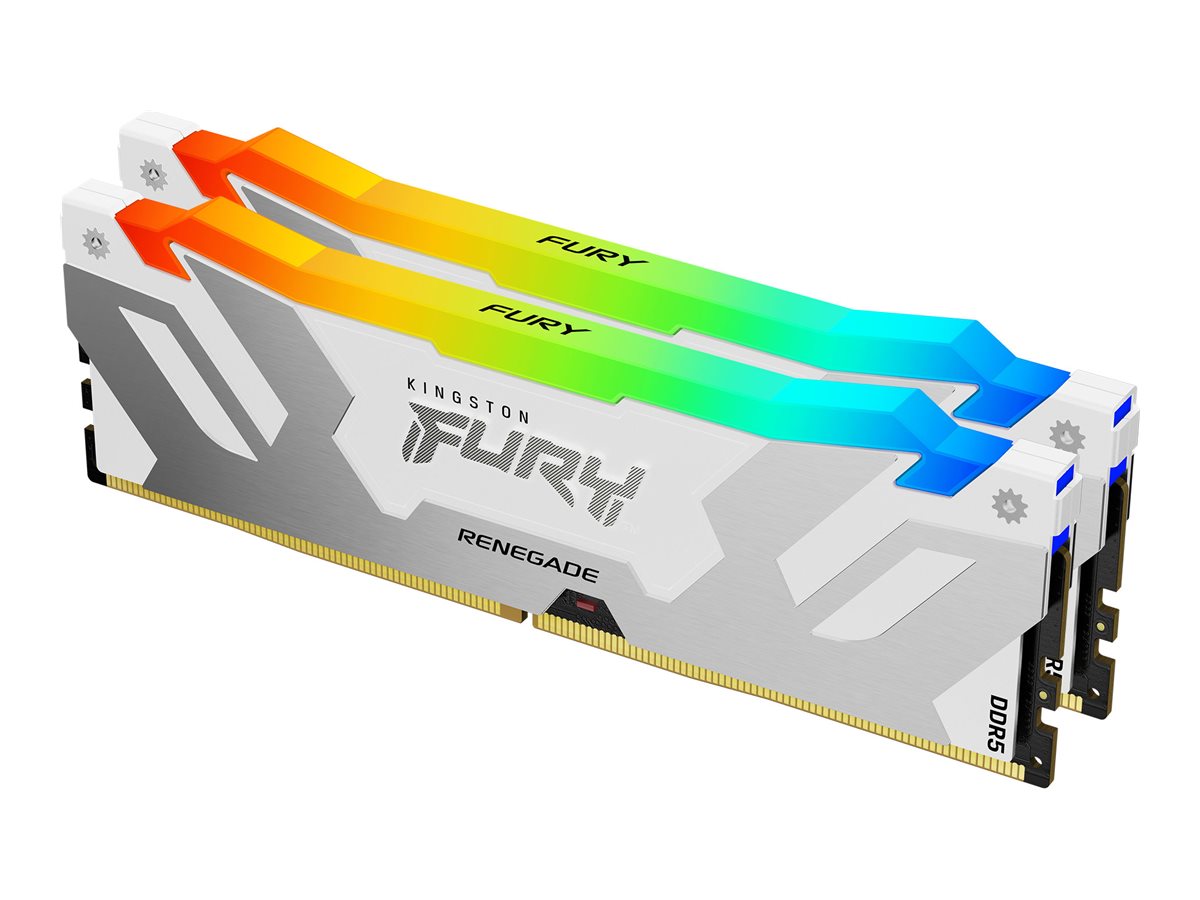 Kingston FURY Renegade RGB - DDR5 - Kit - 64 GB: 2 x 32 GB - DIMM 288-PIN - 6400 MHz / PC5-51200