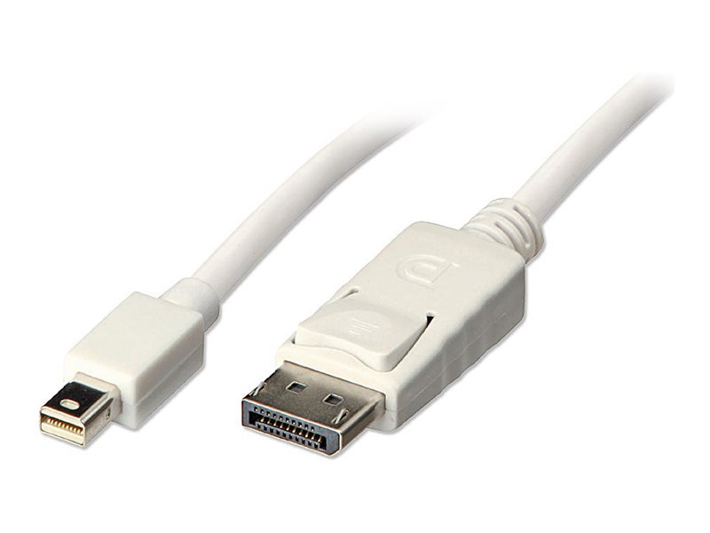 Lindy - DisplayPort-Kabel - Mini DisplayPort (M) zu DisplayPort (M) - 3 m - weiss