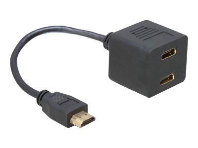 Delock - HDMI-Adapter - HDMI mnnlich zu HDMI weiblich - 20 cm