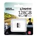 Kingston High Endurance - Flash-Speicherkarte - 128 GB - A1 / UHS-I U1 / Class10 - microSDXC UHS-I