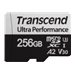 Transcend 340S - Flash-Speicherkarte - 256 GB - A2 / Video Class V30 / UHS-I U3 / Class10 - microSDXC