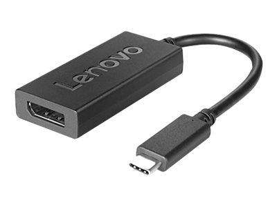 Lenovo - USB/DisplayPort-Adapter - 24 pin USB-C (M) zu DisplayPort (W) - DisplayPort 1.2a - 4K Untersttzung - fr ThinkBook 14s