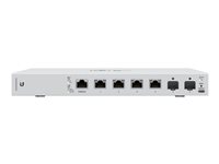 Ubiquiti UniFi Switch US-XG-6POE - Switch - managed - 4 x 100/1000/2.5G/5G/10GBase-T (PoE++) + 2 x 10 Gigabit SFP+ - Desktop - P