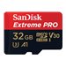 SanDisk Extreme Pro - Flash-Speicherkarte (microSDXC-an-SD-Adapter inbegriffen) - 32 GB - A1 / Video Class V30 / UHS-I U3 - 667x