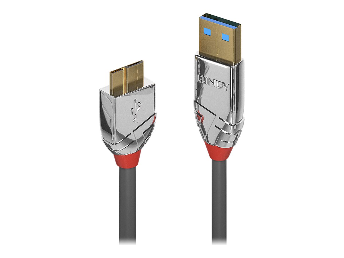 Lindy CROMO - USB-Kabel - USB Typ A (M) zu Micro-USB Typ B (M) - USB 3.0 - 1 m - rund